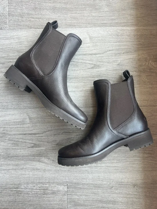 Cole Haan Lyndon Waterproof Chelsea Booties in Dark Chocolate Women’s Size 7 - Picture 2 of 8